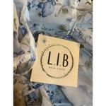 NWT size M/L crepe floral print beach coverup kimono. Blue Size L Photo 3