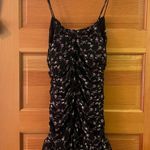 Victoria and Sophia  Black Floral Ruched Mini Photo 3