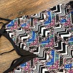 Victoria's Secret NWT  colorful patterned strappy one piece lingerie Photo 2