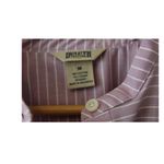Duluth‎ Trading Womens Size M 1/2 Button High Neck Striped Long Sleeve Tunic Top Size M Photo 5