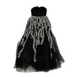 BCBG Maxazria metallic strapped high low dress Photo 4