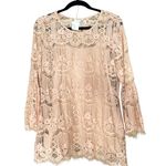 Ultra Pink Lace Blush top with cami size Large Photo 0