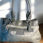 Coach  Gray Penelope Signature Tote Bag Photo 0