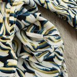 Joie  Abstract Print Blouse Long Sleeve Button‎ Down Shirt Small Silk Minimalist Photo 7