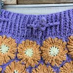 Tach Clothing Gloria Crochet Shorts NWT Size XS Festival Beach Summer Fun Purple Photo 7