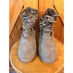 Torrid  Gray Suede Ankle Boots Woven Size 8.5 Photo 1