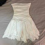 Princess Polly  White 4 Romper, Minxie Strapless Playsuit White, Mini Dress Look Photo 1