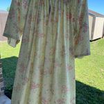 Vintage Mistee yellow floral Light Dress Size L Photo 2
