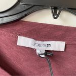 joe's jeans Joe’s Jeans Twist Neck Long‎ Sleeve Top Vineyard Wine Red L Photo 2