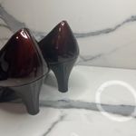 Sofft | Women's Burgundy Patient Leather Peep Toe Octavia Mary Jane Pumps Sz 9.5 Red Photo 3