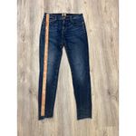 Driftwood Marilyn Classic Fit Dark Wash Distressed Raw Hem Jeans Womens 27 Photo 8