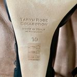 Taryn Rose  Black Leather Ankle Strap Heels Photo 7