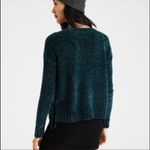 American Eagle  side tie chenille sweater Photo 3