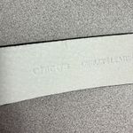 Chicos Leather Waist Belt Small Womens Mixed Metal Buckle Clasp Adjustable 1.5in Black Photo 9