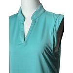 NEW Coral Bay Golf Polo Shirt Womens M Sleeveless UPF 50 Performance Collared Blue Size M Photo 2