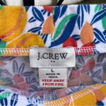 J.Crew Women’s 100% Cotton Fruit Print Tank Top & Shorts Pajamas Set Size Large Photo 4