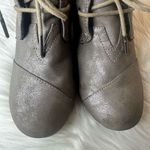 Toms Desert Metallic Wedge Bootie Size 7.5 Photo 5