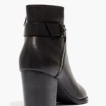 Madewell Black Leather ‘Kelci’ Heeled Boot Size 9 Photo 3