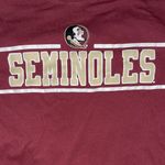 Champion FSU Seminoles T Shirt Women’s Size Large Maroon And Gold Photo 1