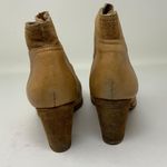 Kate Spade Genuine Leather Suede Stacked Wood High Heel Ankle Booties Boots Shoe Photo 3