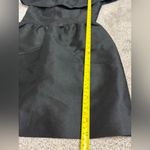 Reiss  UK 6 US 2 Party Dress Boho Festival Chic Party Black  Metallic Boatneck Photo 3