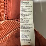 Anthropologie  Terracotta Velvet High-Low Strapless Dress Size 4 Photo 9