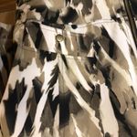 Chico's Chico’s Zenergy Zip Up 3/4 Sleeve Jacket Metallic Gold White Cream black 2 Photo 4