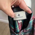 Tuckernuck  Tartan Plaid Mini Dress Holiday Party Christmas Winter Shirt Dress XL Photo 7