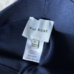 Pink Rose Navy Blue Pants & Vest Set Photo 1