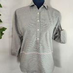 J.Crew Striped Popover Half Button Shirt Photo 0