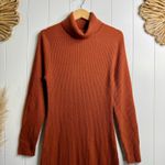 Charter Club  cashmere sweater dress midi turtleneck soft cozy ribbed Photo 2