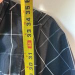 Merona  black Double button lined Trench Coat in size large Photo 10