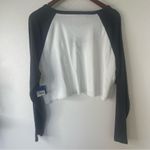 Arizona Jeans Arizona Juniors XL Black and White Ringer Long Sleeve Women's Top Photo 2