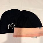 Victoria's Secret  Sport Black and Pink Beanie Set Photo 3