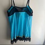 Per Lei Lingerie Top with Embroidery 3X Blue Photo 4