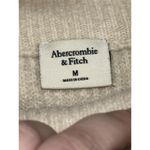 Abercrombie & Fitch Cream Wool Knit Pullover Mock Neck Turtleneck Sweater Size M Photo 2