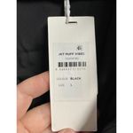 City Chic Puff Vibes Jacket Women's Large Black 100% Polyester Full Zip B73 Photo 2