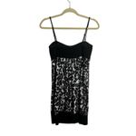 Speechless Dress Women M Black White Leopard Mini Club Y2K Jersey Shore Party Photo 1