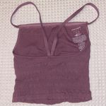 Free People NEW!  MOVEMENT Femme Ruched Tank Top Size M/L Purple Mountain Photo 4