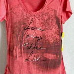 Lole  Women’s‎ XL Starburst Love Play Shine Live Tee NWT Photo 4