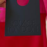 Solace London 🆕 Sian Colorblock Maxi Dress Red Sz 0 US Photo 7