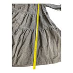 Simply Southern  Corduroy Button‎ Down Dress Gray Peasant Boho Size Large Photo 5