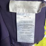 David's Bridal David’s Bridal Strapless Chiffon Dress with Layered Skirt Photo 8