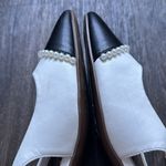 River Island  Classic Pearl Square Toe Heels Photo 6