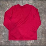 Blair Red Fleece Zip Up Sweatshirt Jacket Photo 2