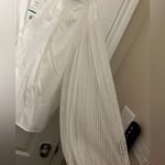 Sam Edelman White Blouse with Sheer Sleeves Photo 1