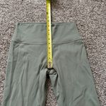 Lululemon  light sage green crop leggings size 6 Photo 7