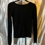 Versace Black Sequin Long Sleeve Blouse Photo 3