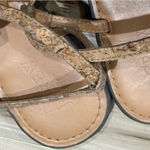 J.Crew  Cork T-Strap Sandals Tan Women’s 9.5 Photo 2