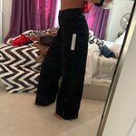 Princess Polly Cutest Brand new with Tags Black Wide-Leg Mid Rise Denim Pants Photo 1